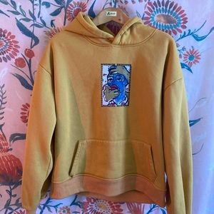 Yellow Design Hoodie ☺️